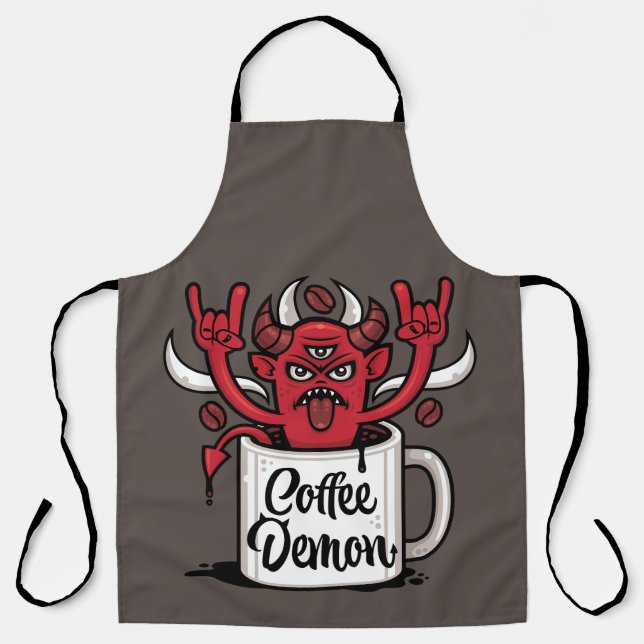 Delantal Demonio del Café (Anverso)