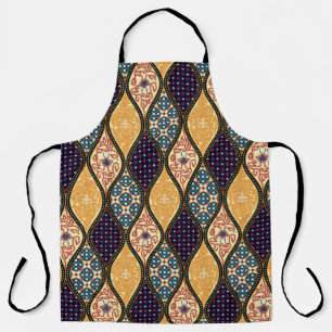 Delantal Denim Blue Art Nouveau: sin foco