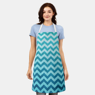 Delantal Denim Chevron por Shirley Taylor