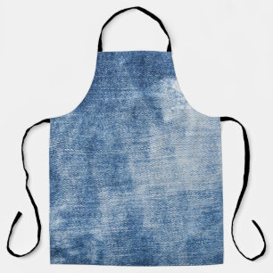 Delantal Denim Texture: Agujeros rayados.