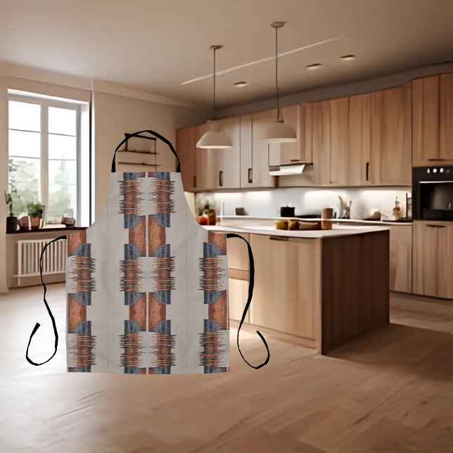 Delantal Denim y óxido de tazas modernos (Subido por el creador)