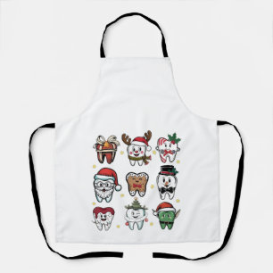Delantal Dentista de Dental Squad Navidad Holiday Xmas