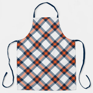 Delantal Denver Football Plaid Apron