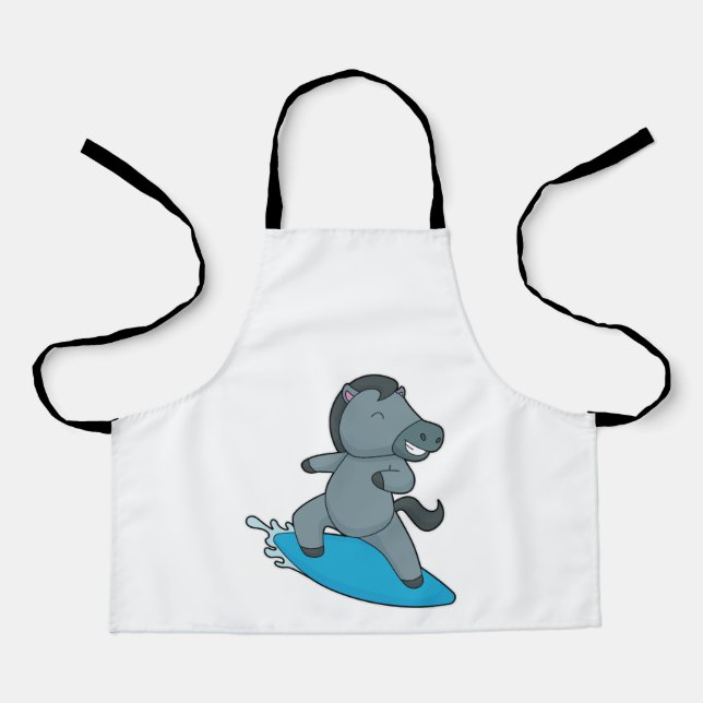 Delantal Deportes acuáticos de caballos Surfer (Anverso)