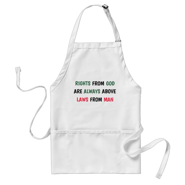 Delantal Derechos de Dios (Frente)