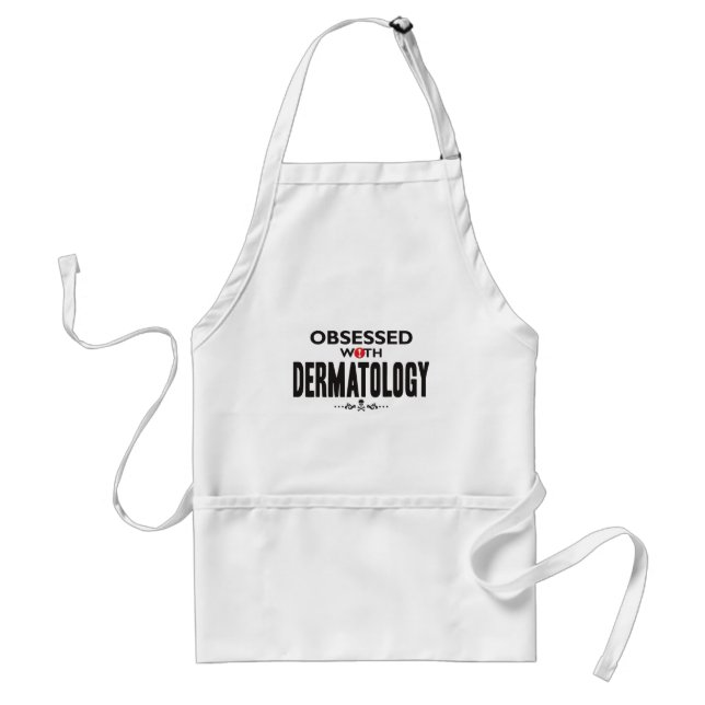 Delantal Dermatología obsesionada (Frente)