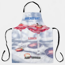 Delantal Desayuno, almuerzo y cena