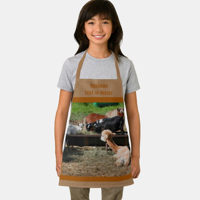 Delantal Desayuno Animal De La Granja De Barnyard Personali (in situ)