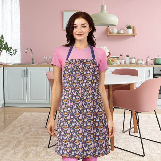 Delantal Desayuno suave y fruta morada (Subido por el creador)