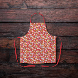 Delantal Desayuno suave y fruta roja