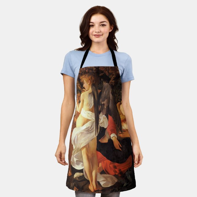 Delantal Descansa en el vuelo a Egipto (Caravaggio) (Gastado)