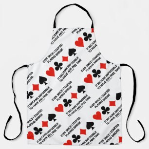 Delantal Desde que jugó el puente, es imposible el tiempo l