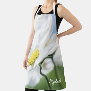 Delantal Deseos con maricas blancas personalizadas