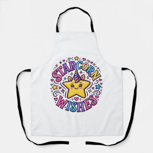 Delantal Deseos de Starcorn de Unicornio Impresión Comercia