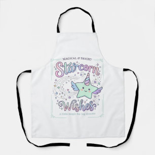 Delantal Deseos de Starcorn de Unicornio Ropa Adorable Gráf