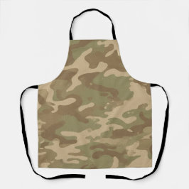 Delantal Desert Military Camouflage Pattern