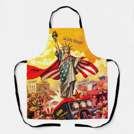 Delantal Desfile Patriótico por la Libertad - Vintage 4 de