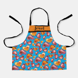 Delantal Deslumbrante Relieve metalizado Personalizado Grad