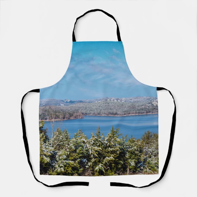 Delantal Despojo De Nieve En Table Rock Lake Apron (Anverso)