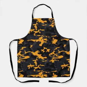Delantal Destacados de azafrán Camo