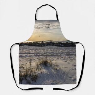 Delantal Destin Beach Florida Jetty Sunset Apron