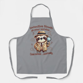 Delantal "Detective Sloth" Sloth Private Eye