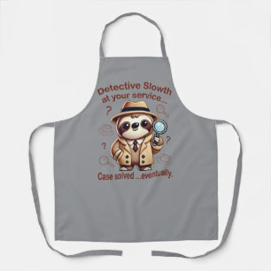 Delantal "Detective Sloth" Sloth Private Eye
