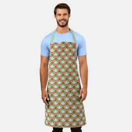 Delantal Dewdrop Scales Large Apron