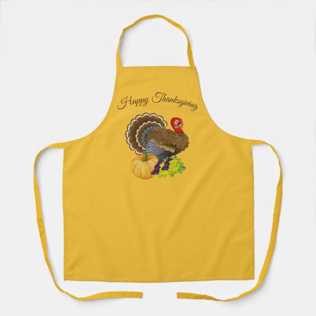 Delantal Día de Acción de Gracias Apron (Anverso)