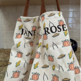 Delantal Día de Acción de Gracias Cena Niños Apron