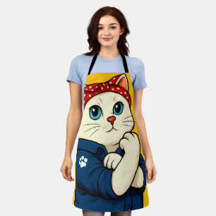 Delantal Día de la Madre Cat Mom