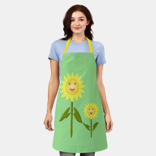 Delantal Día de la Madre girasoles