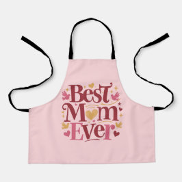 Delantal Día de la Madre Mejor Mamá del Mundo
