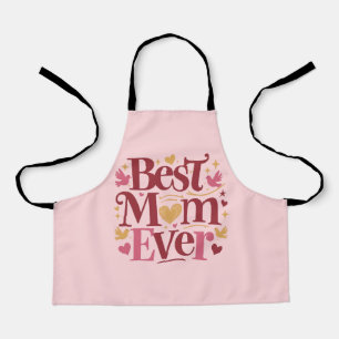Delantal Día de la Madre Mejor Mamá del Mundo