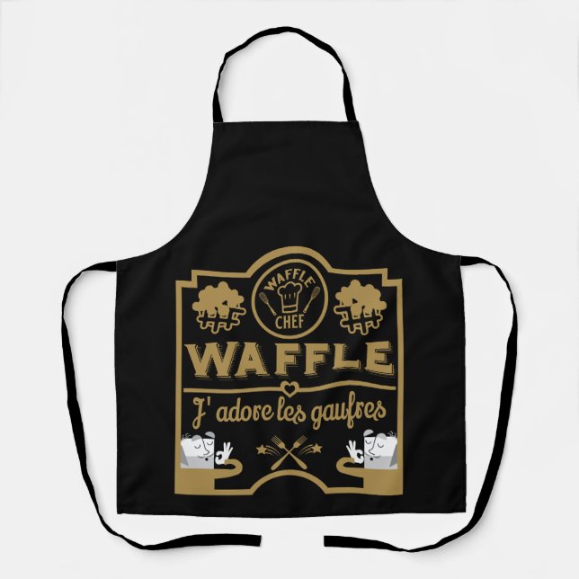 Delantal Día de la Waffle (Anverso)