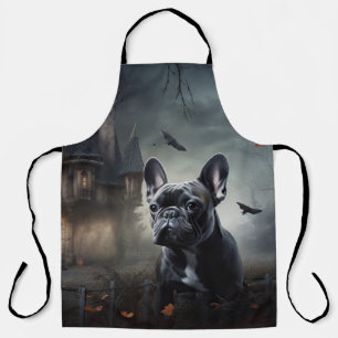 Delantal Día de las Brujas aterrador de Bulldog Francés