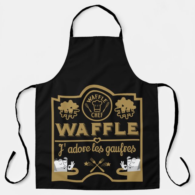 Delantal Día de Waffle (Anverso)