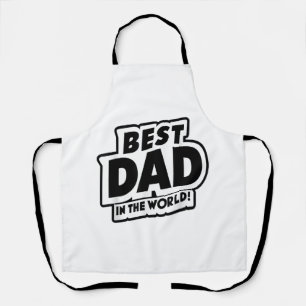 Delantal Día del Padre Mejor Papá del Mundo
