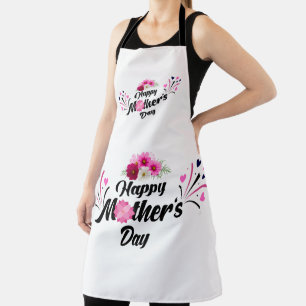 Delantal Día Feliz de la Madre Diseño Moderno