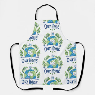 Delantal Día Mundial del Medio Ambiente - Feliz Ilustracion