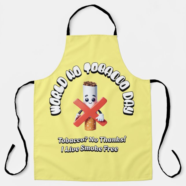 Delantal Día Mundial Sin Tabaco (Anverso)