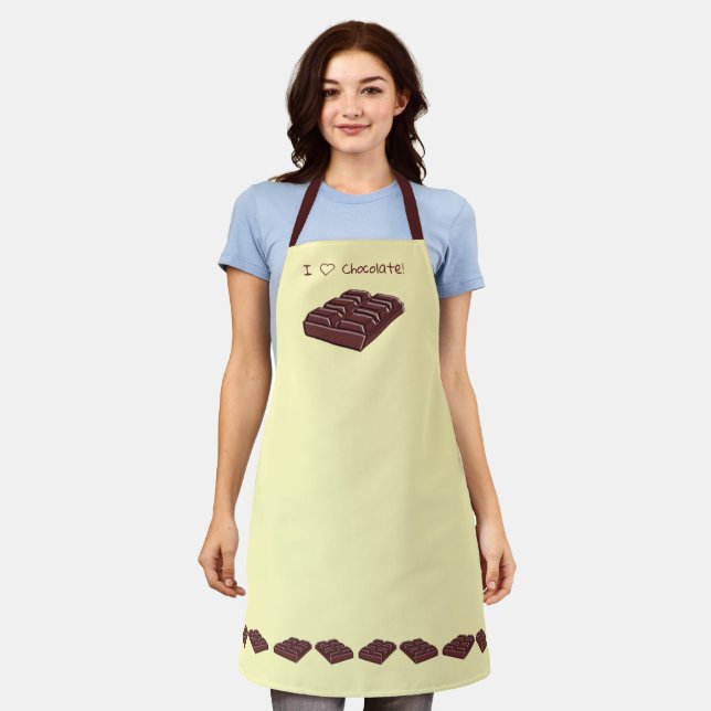 Delantal Día Nacional del Chocolate (Gastado)