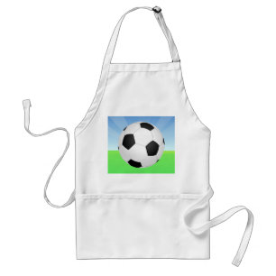 Delantal Día soleado de la bola de fútbol