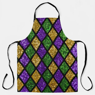 Delantal Diamantes de las baldosas, fondo festivo