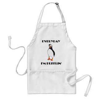 Delantal Diario soy pájaro del frailecillo de Pufflin