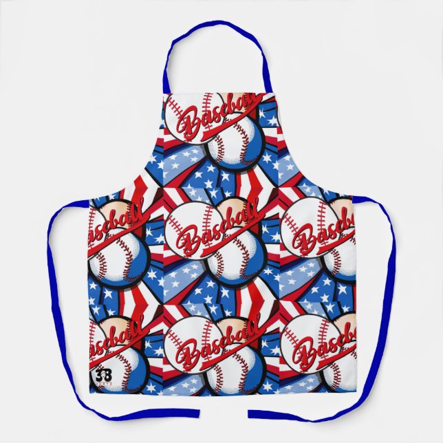 Delantal Días de béisbol (Anverso)