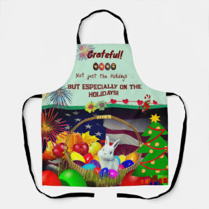 Delantal Días festivos - Agradecido