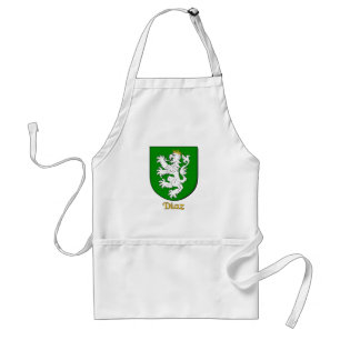 Delantal Diaz Family Shield Apron