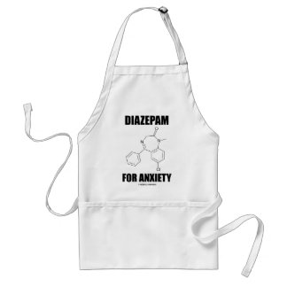 Delantal Diazepam para la ansiedad (molécula química