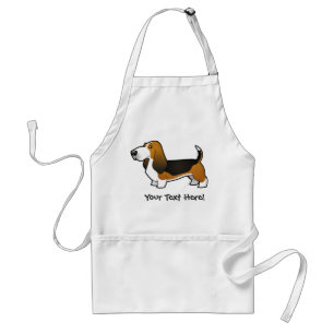 Delantal Dibujo animado Basset Hound